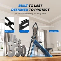 MERACH Pro Stair Stepper – 3-Level Magnetic Resistance Folding Stair Climber with Adjustable Pedals, Compact Home Cardio, 330 lb Capacity(m-5)