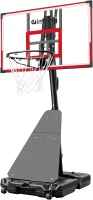 Aimking Outdoor Basketball Hoop System with 44"" Shatterproof PC Backboard, Height Adjustable 4.8–10 FT Portable Goal for Youth/Teens/Adults (Indoor/Outdoor/Pool)(m-1)