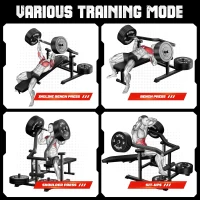 Z1-PRO Independent-Arm Chest Press Bench — Adjustable Flat/Incline/Decline Bench with AB Trainer, Heavy-Duty Steel for Home Gyms(m-9)