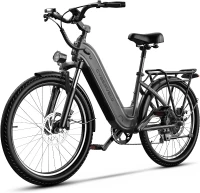 1000W Peak Removable-Battery 26"" Electric Bike for Adults — 7-Speed, Up to 80+ Mile Range(m-1)