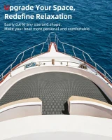 Abahub EVA Marine Flooring — 6mm Camouflage Traction Pad, Self-Adhesive & Cut-to-Fit Deck Sheet (96''x16''/23.5''/38''/47''; 48''x16'') for Surfboards, SUPs, Kayaks and Boats(m-6)