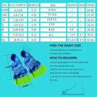 Short Kids Swim Fins — Comfortable Lap Swimming Flippers for Beginner Training, Boys & Girls(m-4)