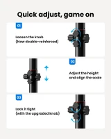 IGL Portable Basketball Hoop System, 5.6–10 ft Adjustable Stand with 44"" PC Backboard, Mobile Base for Kids, Youth & Adults (Backyard/Driveway)(m-3)