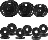 CAP Barbell 2-Inch Olympic 12-Sided Rubber-Coated Plate Set — Full Range Option(m-1)