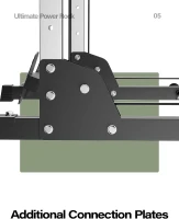 MAJOR FITNESS Drone1 Power Cage — Multi-Function Home Power Rack with Integrated 100 lb Weight Stack, Cable Crossover, Pull-Up Bar, Heavy-Duty Steel Construction(m-6)