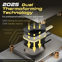 TENVINA HERCULES PRO Pickleball Paddle – Thermoformed T700SC Carbon Fiber Paddle, 4-Layer Composite, USAPA Approved, Enhanced Power and Enlarged Sweet Spot(m-3)