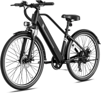 26"" YOLOWAY Commuter Electric Bike for Adults, Peak 1000W Brushless Motor, Up to 25 MPH, Removable 36V 10Ah (≈375Wh) Battery, 7-Speed, Front Suspension, ~40+ Mile Range(m-1)
