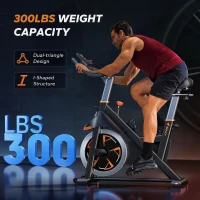 MERACH Magnetic Exercise Bike — App-Connected Indoor Cycle with FantomFite, Real-Time Metrics & Comfortable Design(m-3)