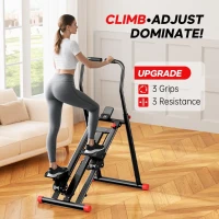Vertical Climber — Folding Home Cardio Climber with 3-Level Resistance, Compact Full-Body Exercise Machine (New Version)(m-3)