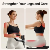 UMAY Foldable Home Squat & Row Machine with 3 High-Strength Resistance Bands(m-3)