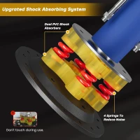 Dripex Freestanding Punching Bag with Shock-Absorbing Sleeve — 69"" Standing Boxing Bag for Adults & Teens, Home Gym(m-4)