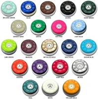 ZieglerWorld Premium Large Shuffleboard Pucks 2-5/16"" – 4-Pack (21 Colors) + Booklet(m-3)