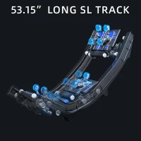 MassaMAX 4D Full-Body Massage Chair with Zero Gravity, Extendable Footrest, SL-Track, 15 Programs, AI Voice Control, Yoga Stretch, Foot Rollers, Lumbar & Calf Heating, Includes Cover (Black)(m-10)