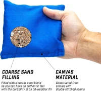 GoSports Regulation Cornhole Bags – Official 8-Pack Canvas Bean Bags (All-Weather) – Red & Blue or American Stars & Stripes(m-2)