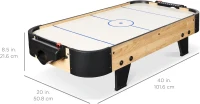 Best Choice Products 40"" Portable Tabletop Air Hockey — Compact Arcade Table with 100V Motor, Fan, 2 Strikers & 2 Pucks(m-7)
