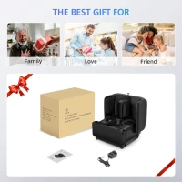 COMFIER 2-in-1 Foot & Calf Massager - Foldable Heated Ottoman with Shiatsu, Kneading, Vibration & Compression for Feet, Ankles, Calves (Fits up to Men’s Size 13)(m-7)