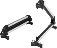 VEVOR Universal Car Roof Rack — 31.7 in Aluminum Ski & Snowboard Carrier with Lock(m-9)