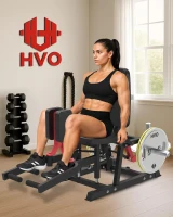 HVO Hip Abduction/Adduction Machine – Inner & Outer Thigh and Glute Trainer with 6-Position Gear System(m-8)