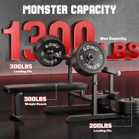 GOIMU Z1-PRO Chest Press Machine with Independent Arms – Adjustable Flat/Incline/Decline Weight Bench for Home Gym, AB & Chest Workouts(m-3)