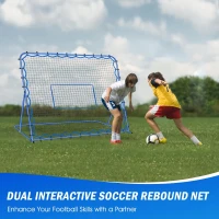 Winthai Soccer Rebounder Net 5.9 x 5 ft - Multi-Angle Training Rebounder for Passing, Control & Drills(m-8)