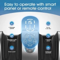 TISSCARE Shiatsu Foot Massager with Heat and Remote – Deep Kneading Therapy for Plantar Fasciitis, Neuropathy, Improved Circulation & Pain Relief – Gift for Men, Women, Mom, Dad(m-3)