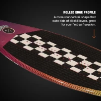 Hyperlite Gromcast Kids Wakesurf Board — Scott Bouchard Shaped, Beginner-Friendly for Young Riders(m-7)