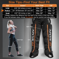 Sequential Air Compression Recovery System — Professional Full-Leg Compression Boots for Circulation, Pain Relief and Muscle Recovery (Athletes & Active Users)(m-2)