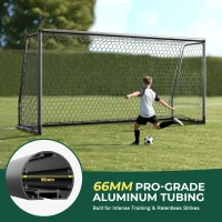 MOPHOTO Heavy-Duty Soccer Goal — Multiple Sizes for Backyard, Training & Full-Size Practice (Various Dimensions Available)(m-2)