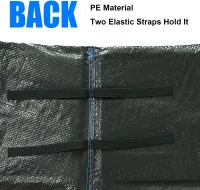 LANGXUN Universal Trampoline Replacement Safety Pad, 8ft 10ft 12ft 14ft 15ft 16ft Waterproof Surround Foam Spring Cover for Round Frames(m-4)