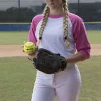 Champion Sports® Softballs — Leather and Synthetic Softballs for Training or Game Play, Available in Various Sizes, Cores & Styles, NFHS Approved(m-7)
