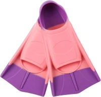 Prsca Kids Short Swim Fins — Youth Training Flippers for Lap Swimming, Children, Girls & Boys Beginners(m-1)