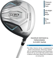 PGF Gold Tour Precision Complete Golf Club Package Set for Men & Women – Driver, Fairway, Hybrids, Irons, Wedges & Putter(m-3)