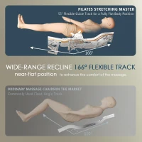 4D Zero Gravity Massage Chair – Beige, 55"" SL-Track Full-Body Shiatsu Recliner with Body Scan, Deep Tissue Knead, Heating, 36 Airbags & Voice Control (18 Auto Modes, 11 Techniques)(m-5)