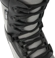 5th Element ST Men's Lace-and-Dial Snowboard Boots — Black, Strap-Binding Compatible, Waterproof Liners for All-Mountain Riding (Men's Sizes)(m-5)
