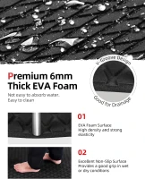 Abahub Non-Slip EVA Traction Pad 96''x16''/23.5''/38''/47'' & 48''x16'' – Camouflage Grip Mat, Self-Adhesive and Cut-to-Fit Decking for Boats, SUPs and Kayaks(m-3)