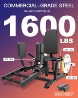 HVO Hip Abduction & Adduction Machine – 6-Position Adjustable Glute and Thigh Trainer for Inner/Outer Thigh Workouts(m-6)