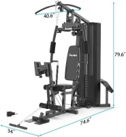 SincMill Multifunctional Home Gym — Full-Body Strength Station for Home Fitness(m-5)