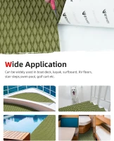 Abahub Non-Slip EVA Traction Pad - 6mm Diamond-Groove, Self-Adhesive & Trimmable (Sizes 96''x16''/23.5''/38''/47''; 48''x16'', Camouflage) for Paddleboards, Kayaks & Boats(m-5)