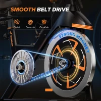 MERACH Magnetic Exercise Bike — App-Connected Indoor Cycle with FantomFite, Real-Time Metrics & Comfortable Design(m-4)