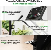 DELAVIN Commercial-Style Stair Stepper with LED Screen, 15 Speed Levels (24–164 SPM), 440 lb Capacity Stepmill for Cardio and Lower-Body Training (FBA)(m-5)