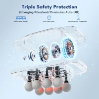 VTT 8-Head Deep Tissue Massage Gun — Electric Handheld Back Massager for Shoulders, Legs & Full-Body Pain Relief(m-4)