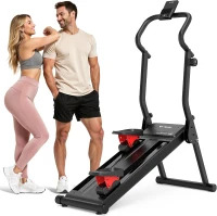 Winfita Magnetic Stair Stepper – Vertical Climber with 77LB Adjustable Resistance, 3-Level Pedal/Incline, Foldable Cardio Machine, 350LB Capacity(m-1)