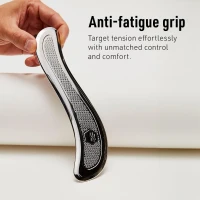 SIDEKICK Echo Muscle Scraper — Stainless Steel Gua Sha with Patented Anti-Fatigue Grip, Full Kit for IASTM & Muscle Pain Relief(m-7)