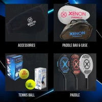 Xenon Platform Tennis Balls - Bright Yellow, High Visibility, 2 Balls per Sleeve, APTA Approved(m-7)