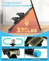 Vertical Climber Stair Stepper for Home - Full-Body Workout Machine with Handlebar, Stable Steel Frame and 3 Adjustable Heights(m-7)