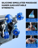 Oversize 4D Full-Body Massage Chair - Zero Gravity Recliner with 135cm SL-Track, O2 Ionizer, Motorized Calf Extension, Kneading, Yoga Stretch, Back Heating, 20 Modes (Ivory)(m-4)