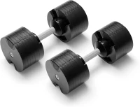 NÜOBELL® Adjustable Dumbbells (Pair) – Easy-Twist 5–50 lb or 5–80 lb, 2024–25 Model, Original Manufacturer(m-6)