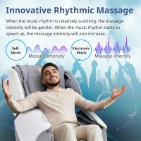 MYNTA 2025 4D Full-Body Massage Chair with Dual 4D+2D Mechanisms, Extended SL-Track, Zero Gravity Recliner, Waist & Shawl Heating, Foot & Calf Massager and Hi‑Fi Bluetooth Music Sync(m-4)