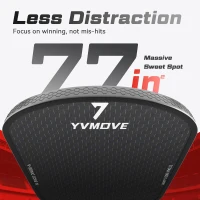 Advanced Pickleball Paddle – Ti-Carbon Hybrid Face, V-SONIC IV 16mm Core, Large Sweet Spot, Mid-Weight, Extended Grip | USAPA Tournament Approved(m-5)