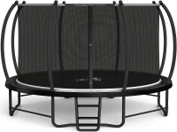 BCAN 8–16FT Safety-Enclosed Recreational Trampoline with Ladder — ASTM F381-16 Approved Outdoor Trampoline for Kids & Adults(m-1)